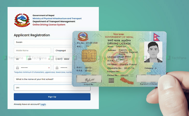 Tech News Nepal   Driving  License New Photo 